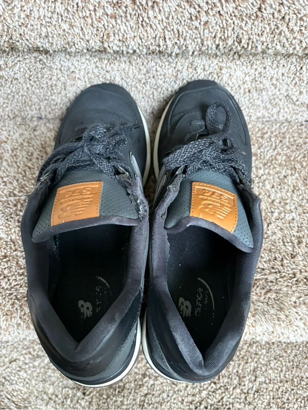 New Balance 574 Men's Black & Gray Casual Classic Sneakers